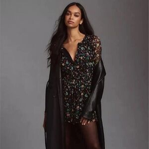 Anthropologie | Mutli Color Leopard Romper